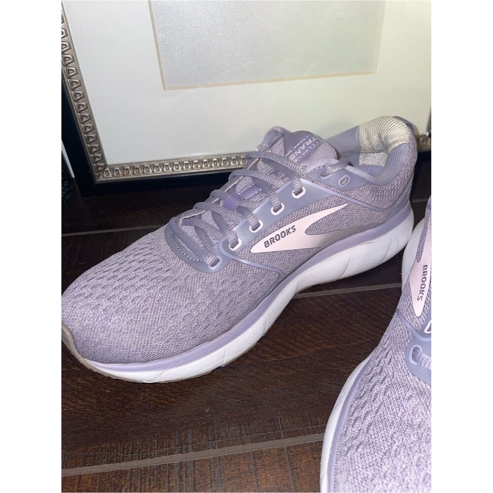 Brooks Transmit 3 Lavender Light Pink Running Sneakers Size 9.5 - Picture 7 of 15
